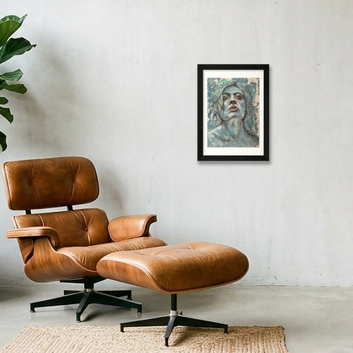 Between the Lines — Fine Art Print — A4 (8×12") Black Frame