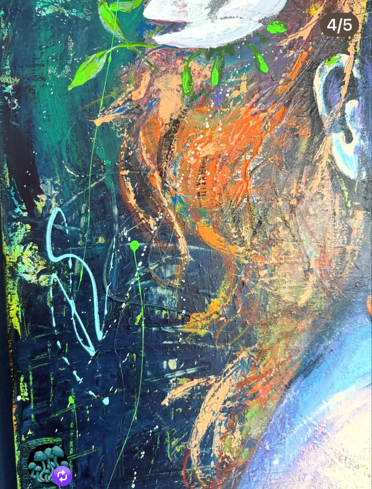 Unbothered — Original Bubble Gum Girl Painting | 36 × 48 Acrylic on Canvas - LaGrutta Art