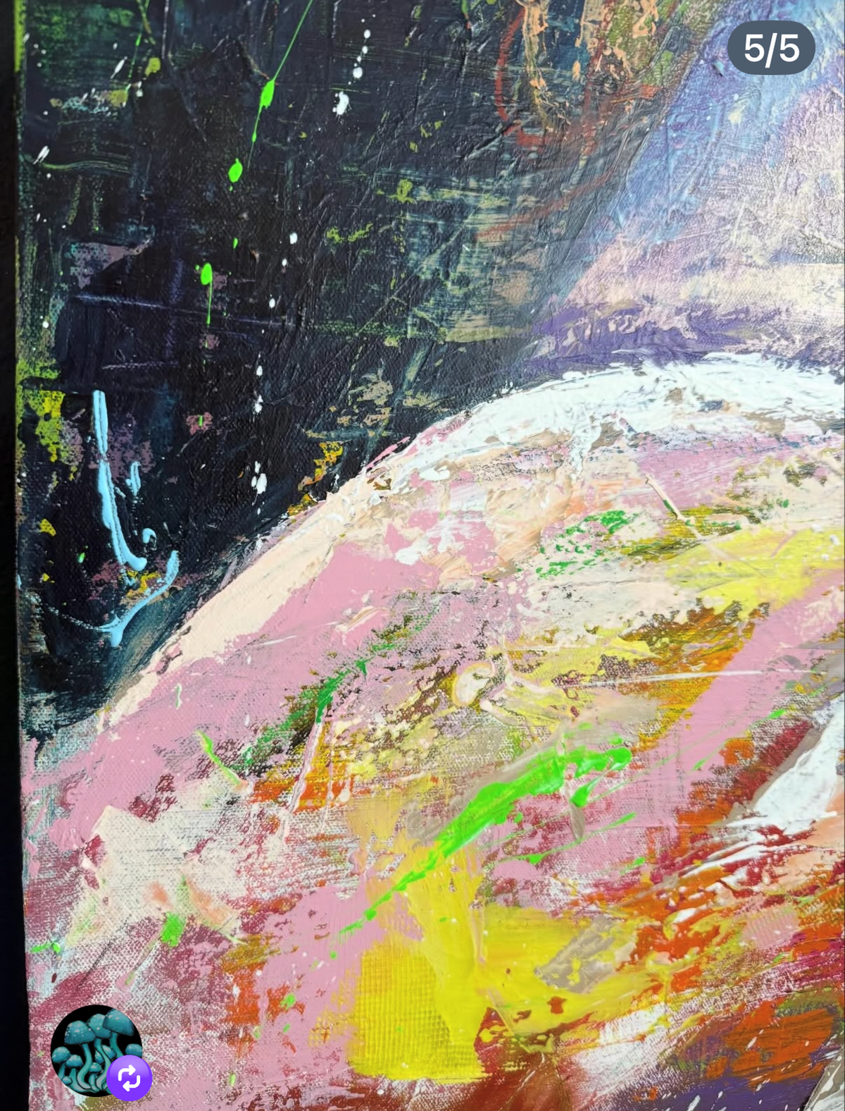 Unbothered — Original Bubble Gum Girl Painting | 36 × 48 Acrylic on Canvas - LaGrutta Art